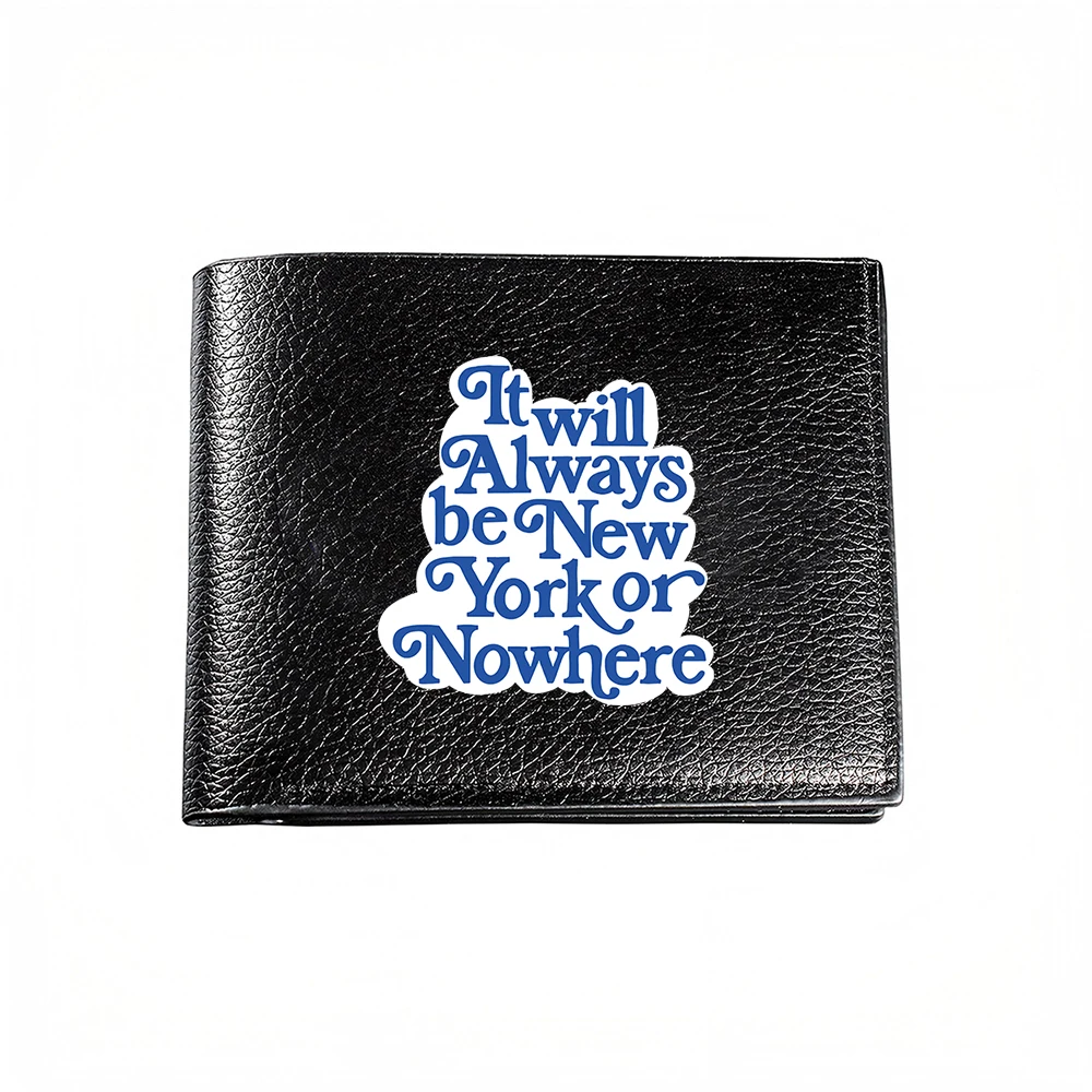 Men'S Fashion New York - มันจะเป็นนิวยอร์กเสมอ หรือไม่มีที่ไหนเลย กระเป๋าสตางค์ผู้ชาย ที่ใส่บัตร ลายพิมพ์แฟชั่นลำลองและธุรกิจ