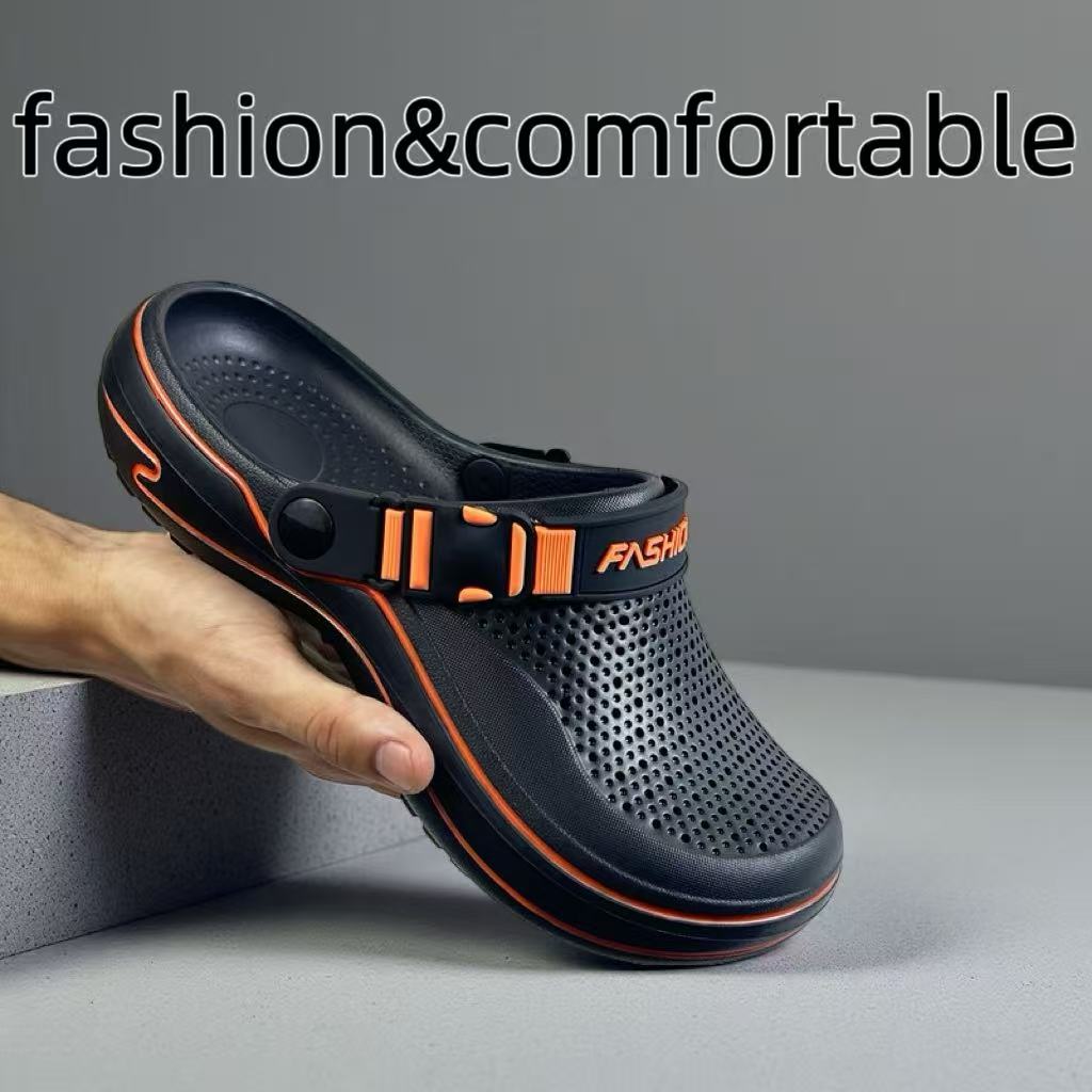 Men'S Fashion News - รองเท้าผู้ชายแบบมีรูระบายอากาศ น้ำหนักเบา ดีไซน์ทันสมัย สวมใส่สบาย เหมาะสำหรับใส่ในบ้านและนอกบ้าน