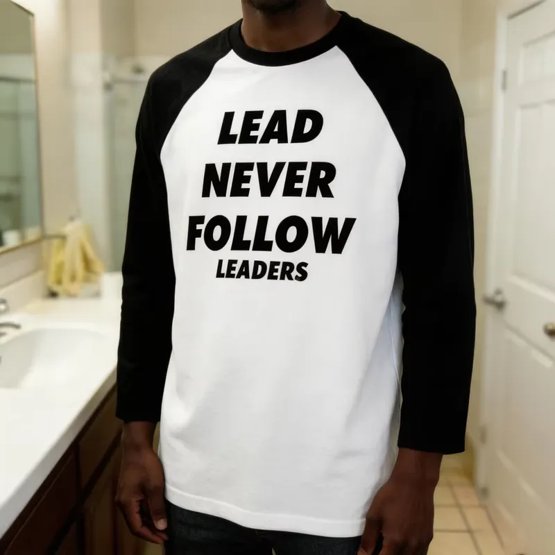 Men'S Fashion T Shirts - เสื้อยืดแขนยาวลำลองพิมพ์ลาย 3D ปี 2026 ลาย Lead