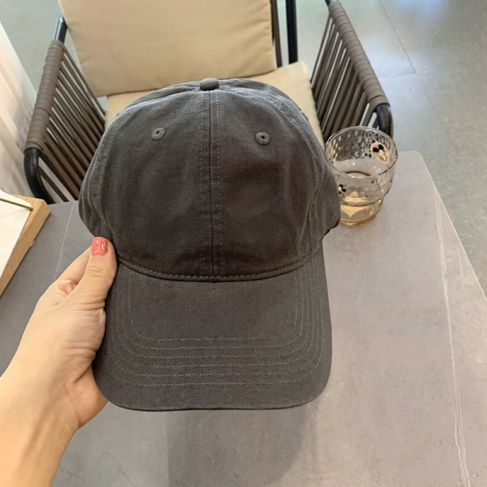 Men'S Fashion With Hat - หมวกเบสบอลผ้าฝ้ายแฟชั่น ชายหญิง หมวกปักลายตัวอักษร ปรับขนาดได้ กันแดด ลำลอง