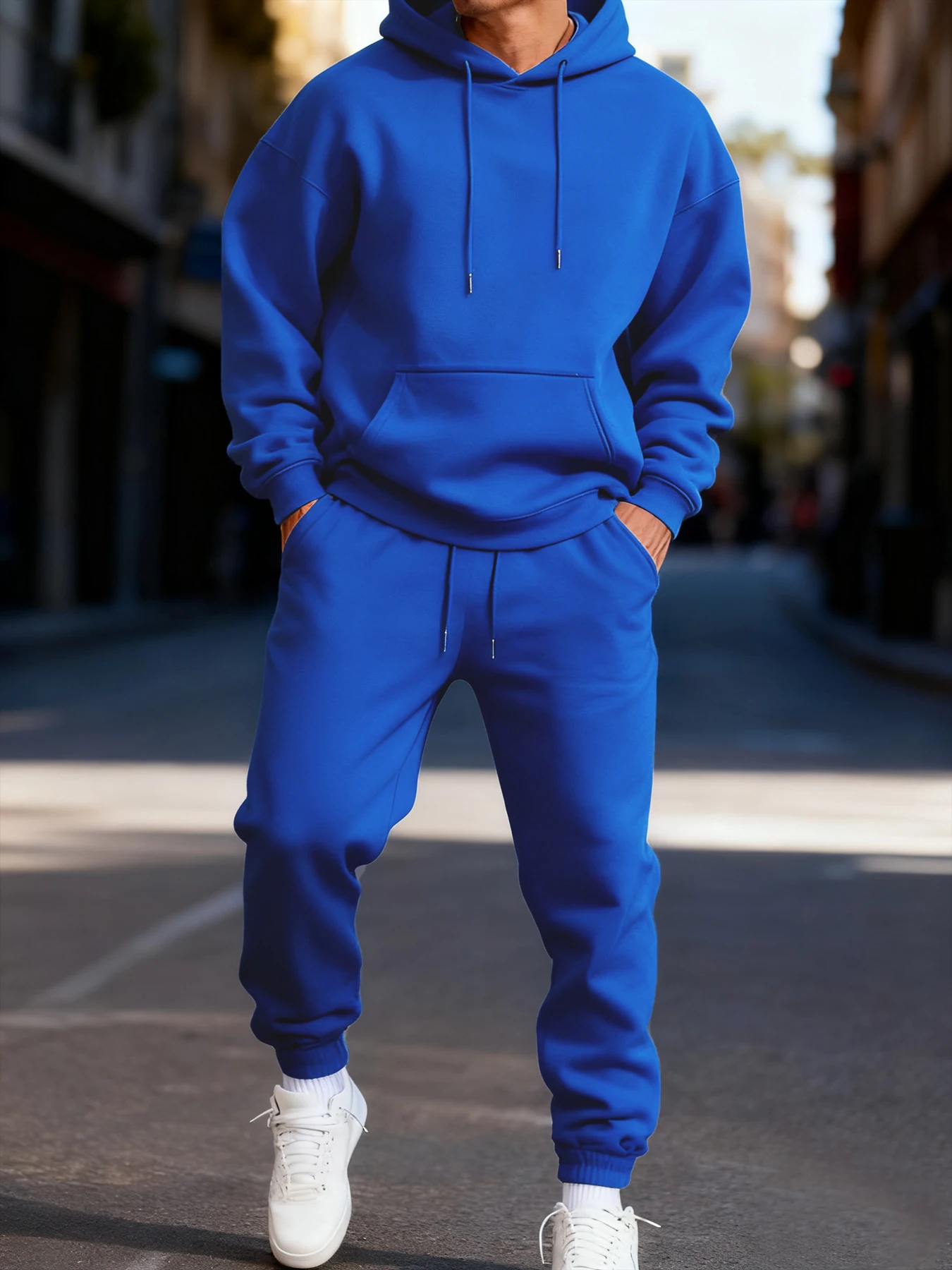 ชุดฮู้ดดี้ผู้ชาย ชุดสองชิ้นสีพ - Mens Fashion Clothes บทวิจารณ์และราคา