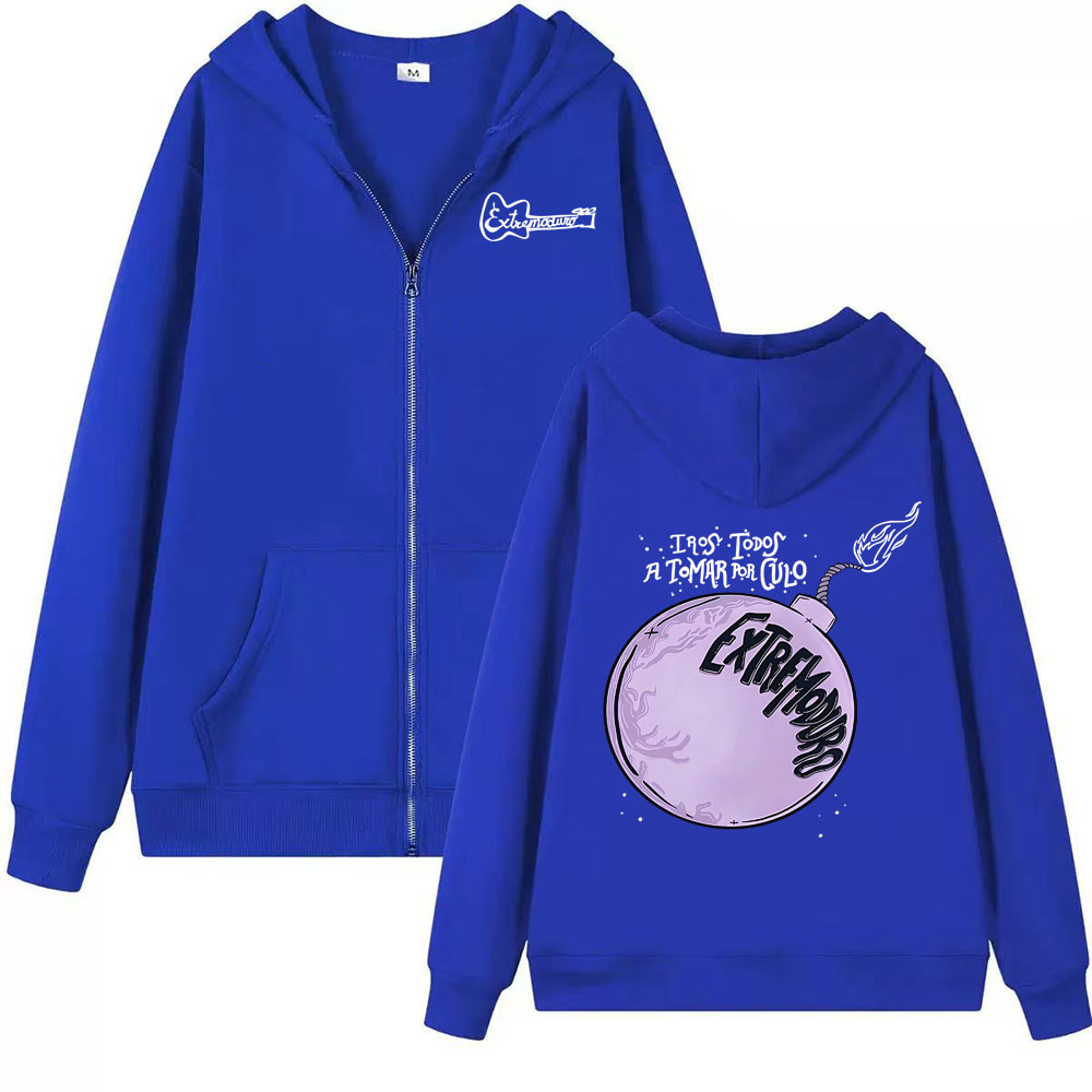 เสื้อฮู้ดซิป Band Extremoduro  - Mens Fashion Zip Up Hoodies บทวิจารณ์และราคา