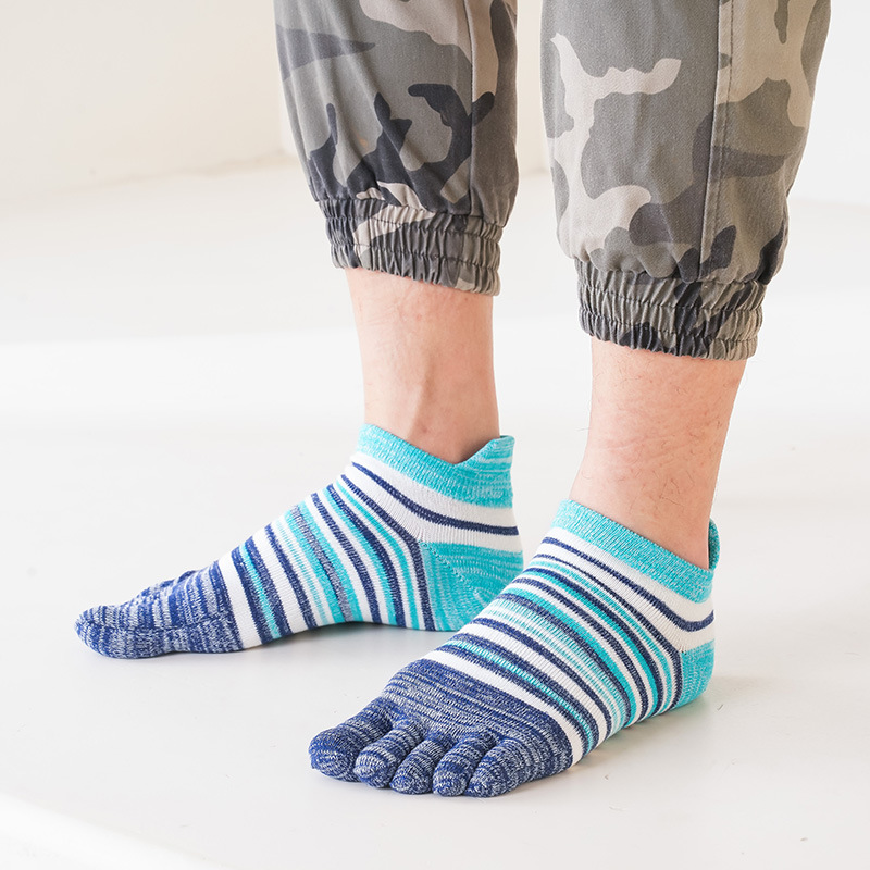 1/6 คู่ ถุงเท้าผู้ชายแบบห้านิ้ - Socks Ankle Men บทวิจารณ์และราคา