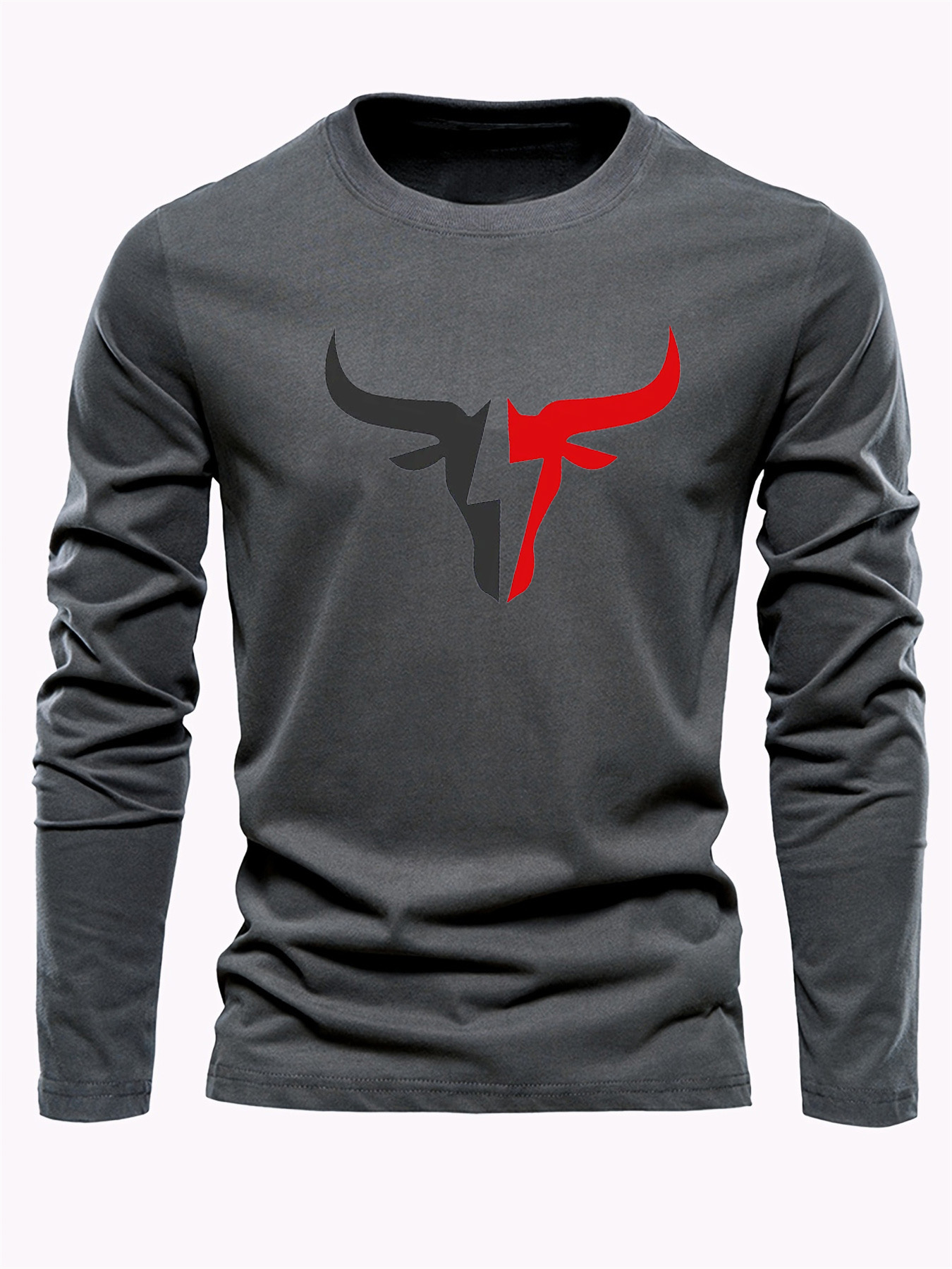 เสื้อยืดแขนยาวผู้ชายสีพื้นเรีย - Mens Fashion Clothes บทวิจารณ์และราคา