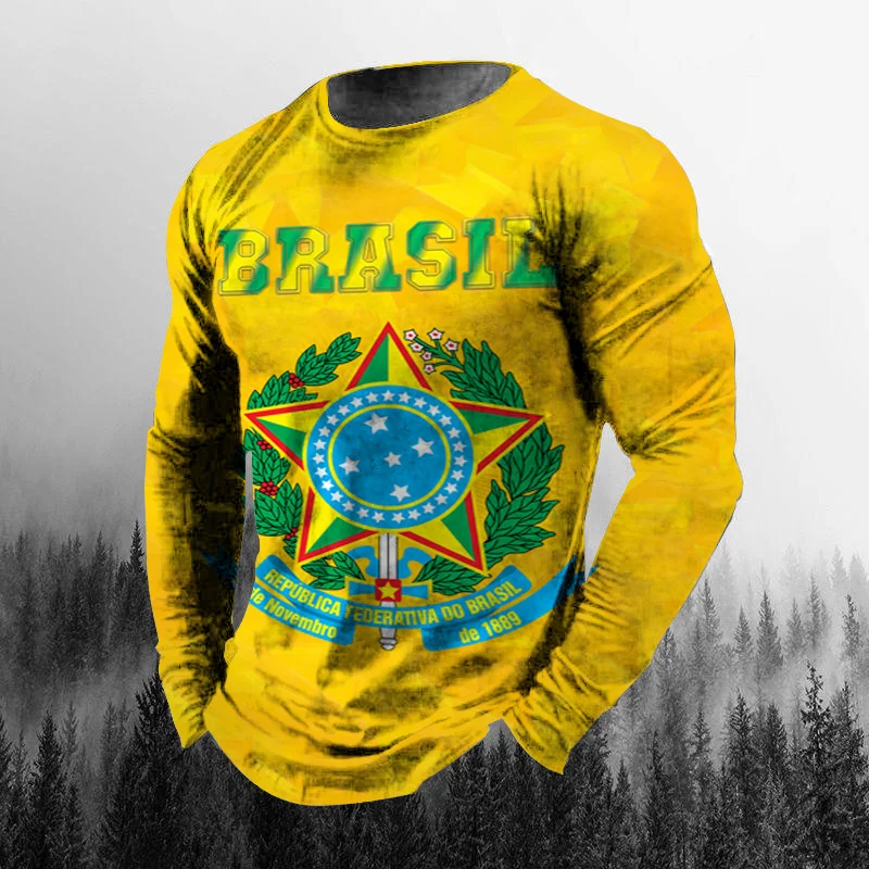 เสื้อยืดคอกลมแขนยาวผู้ชายสไตล์ - Mens Fashion Clothes บทวิจารณ์และราคา
