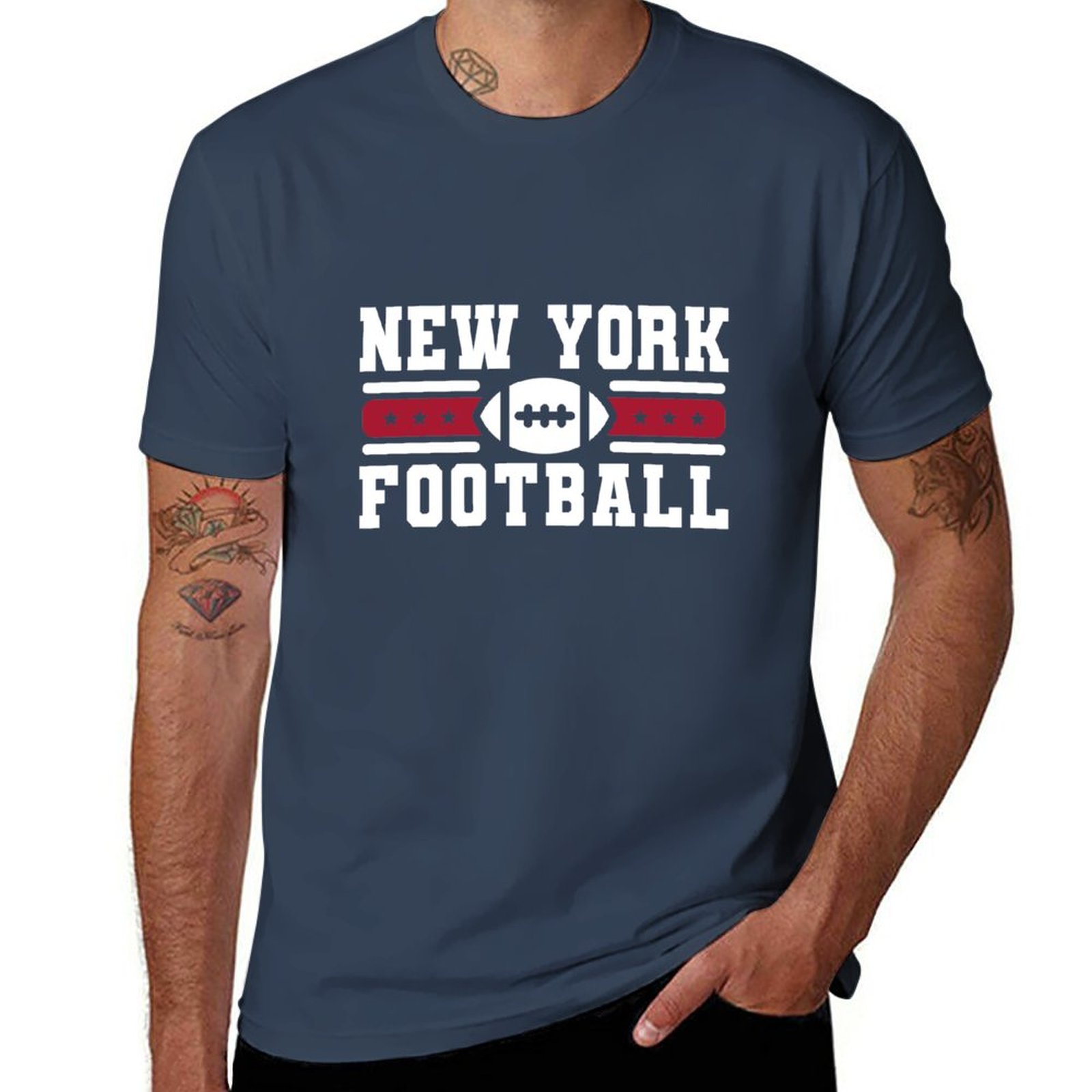 นิวยอร์กเสื้อยืดทีมฟุตบอล NY ย - Men'S Fashion New York บทวิจารณ์และราคา