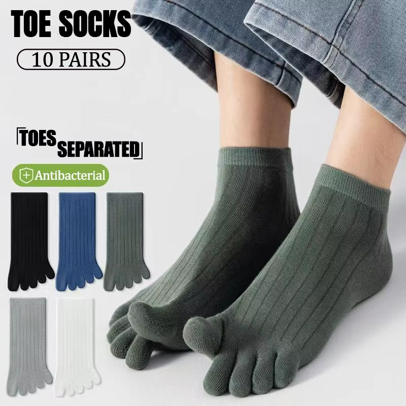 ถุงเท้าผู้ชายแบบสั้น 10 คู่ ผล - Socks Ankle Men บทวิจารณ์และราคา