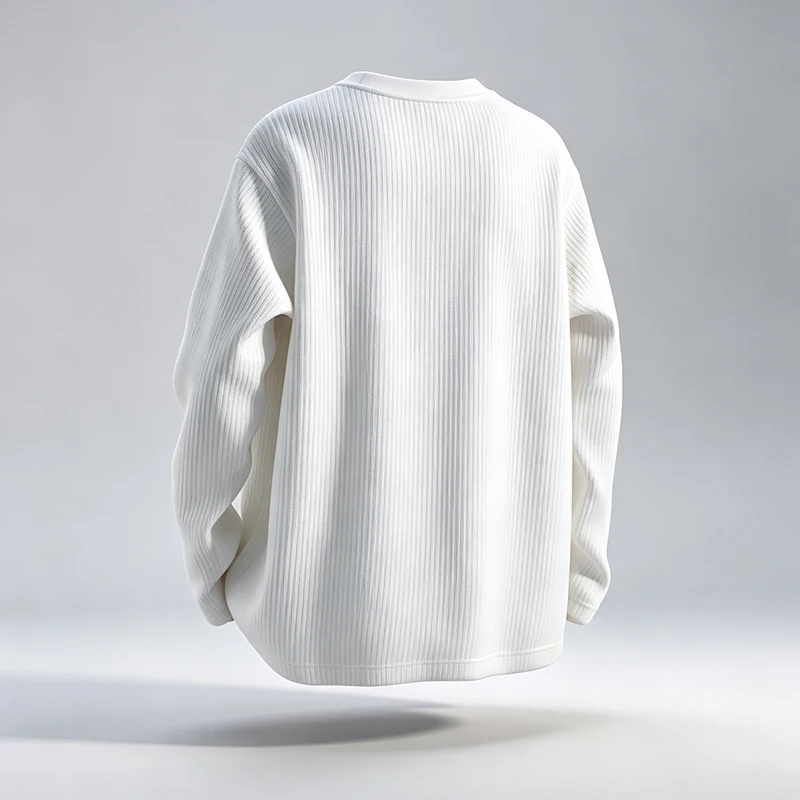 เสื้อยืดแขนยาวคอกลมผู้ชาย ทรงห - Men'S Fashion T Shirts บทวิจารณ์และราคา