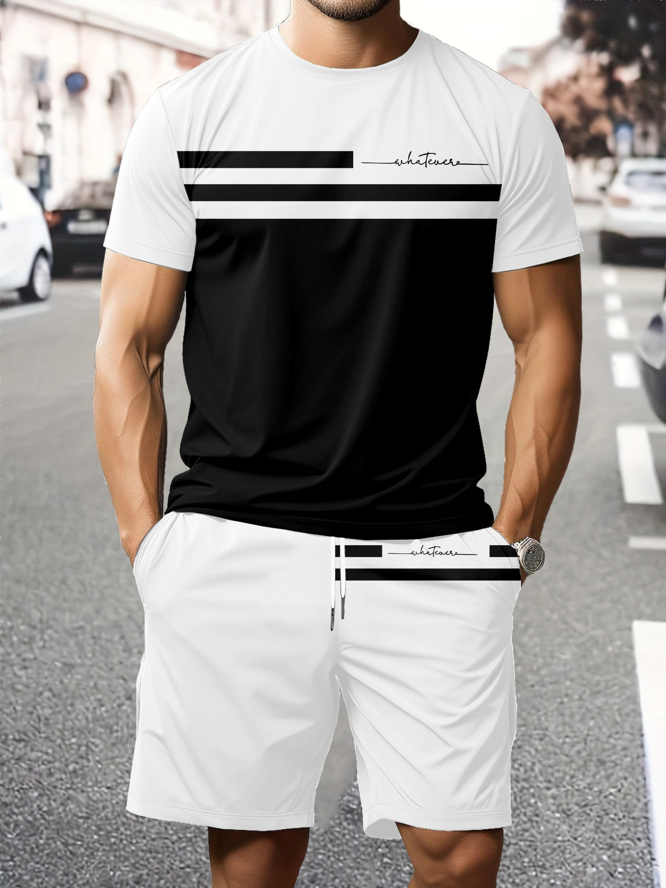 ชุดเสื้อแขนสั้นและกางเกงขาสั้น - Men'S Fashion Videos บทวิจารณ์และราคา