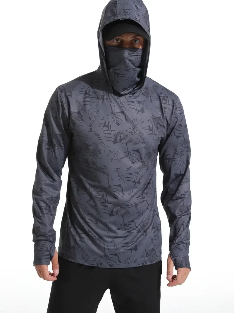 เสื้อตกปลาแบบมีฮู้ดสำหรับผู้ชา - Mens Fashion Summer บทวิจารณ์และราคา
